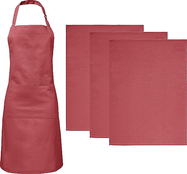 REDBEST Geschirrtuch Küchen-Set "Tulsa" 4-tlg., (4-tlg), günstig online kaufen