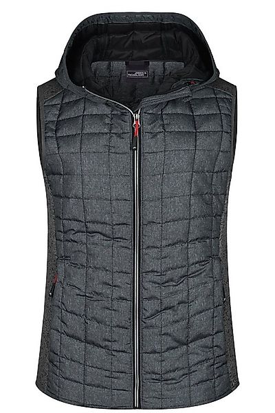 Daiber Steppweste James & Nicholson, JN 767 Damen Strick Hybrid Gilet günstig online kaufen