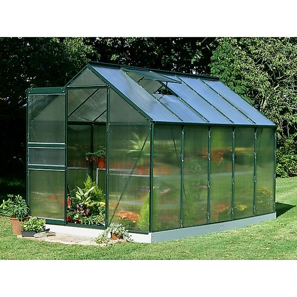 Halls Gewächshaus Popular Grün 6,2 m² günstig online kaufen