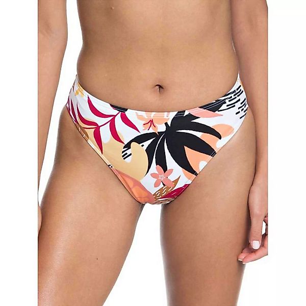 Roxy Pop Surf Hg Lg Bikinihose Mit Mittlerer Taille L Bright White Nirantar günstig online kaufen