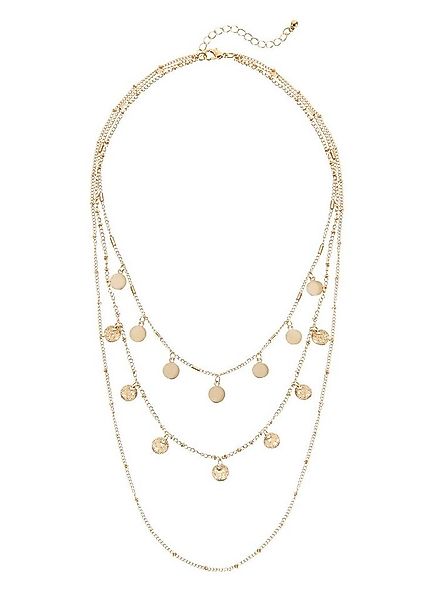 LASCANA Kette mit Anhänger, mehrreihiges Kettenset mit Anhänger, Halskette, günstig online kaufen