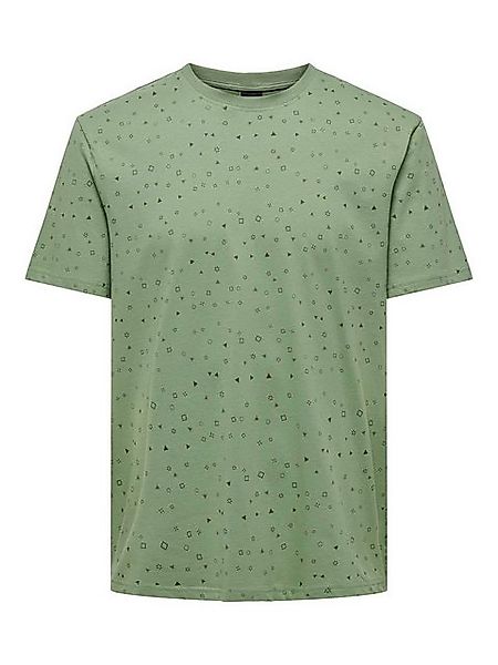 ONLY & SONS T-Shirt T-Shirt Rundhals Kurzarm Basic Baumwolle bequem 7728 in günstig online kaufen