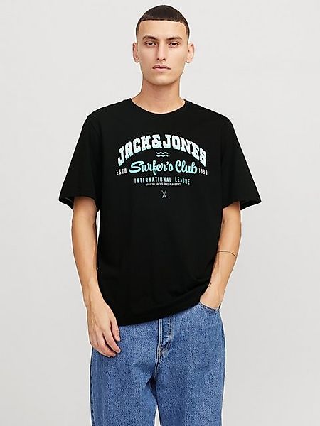 Jack & Jones Rundhalsshirt JJELOGO TEE SS O-NECK 2 COL SS25 SN mit Logo Pri günstig online kaufen