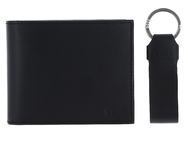BOSS Geldbörse Gift Set Trifold Wallet / Keyring (Set, 2-tlg), aus echtem R günstig online kaufen