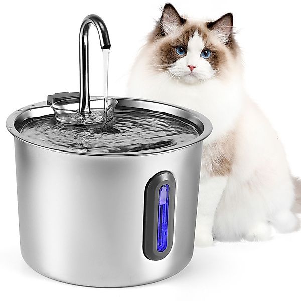 BlingBin Trinkbrunnen 2.2L Katzenbrunnen Kabellos, Wasserspender günstig online kaufen