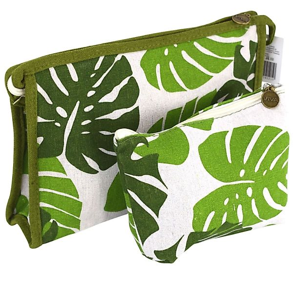 VIVA Kosmetiktasche Kulturbeutel Set Kosmetiktasche Reißverschluss Textilbe günstig online kaufen