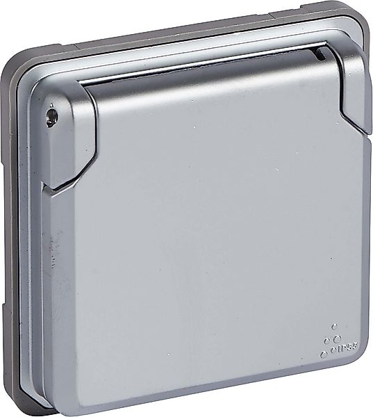 Legrand Schutzkont.-Steckdose IP44 grau Soliroc 077834 günstig online kaufen