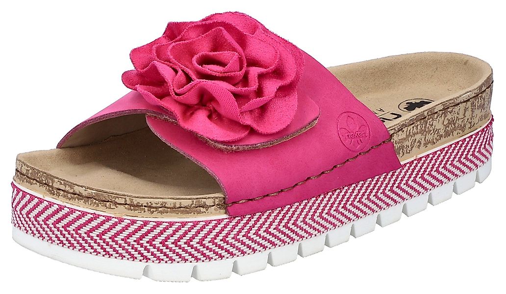 Rieker Pantolette, Sommerschuh, Schlappen mit modischem günstig online kaufen