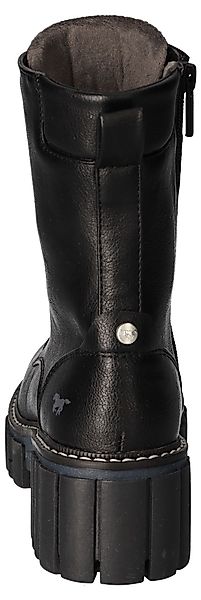 Mustang Shoes Schnürboots, Blockabsatz, Schnürstiefelette mit günstig online kaufen
