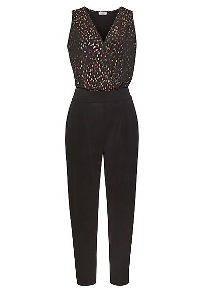 LASCANA Overall, mit bedrucktem Oberteil, eleganter Jumpsuit, Business-Look günstig online kaufen