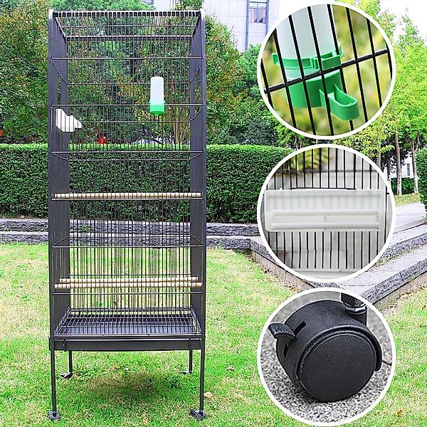 Melko Voliere Voliere Metall Vogelhaus Vogelheim günstig online kaufen