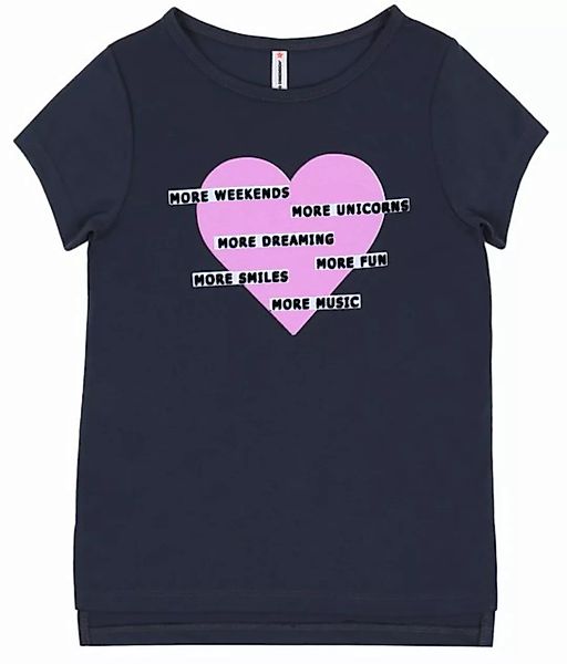 Sarcia.eu Kurzarmbluse Dunkelblaues T-Shirt mit Herzen 5-6 Jahre günstig online kaufen