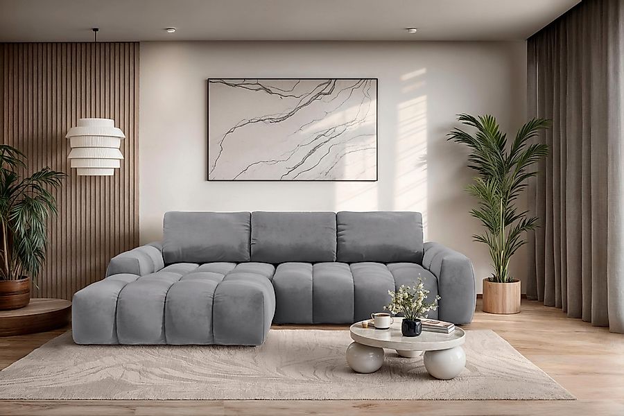 OTTO home Ecksofa "AZITA klein optionale Schlafsofa mit Bettkasten, B/T/H: günstig online kaufen