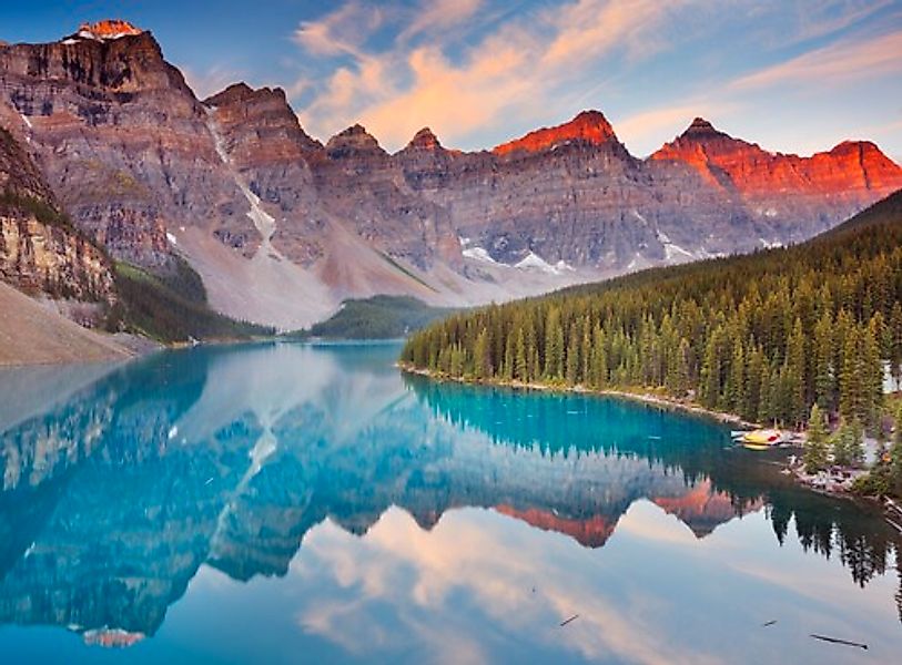 Papermoon Fototapete »Moraine Lake Sunrise« günstig online kaufen