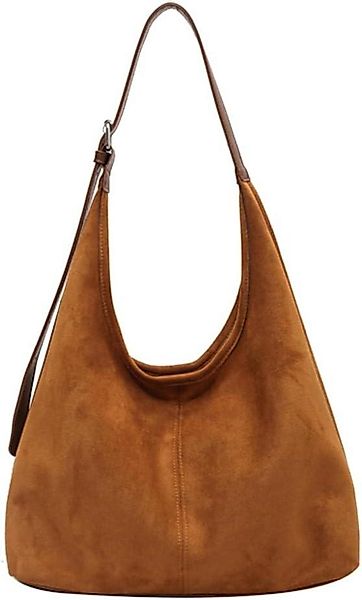 LuxusKollektion Handtasche Große Wildleder Handtasche Damen günstig online kaufen