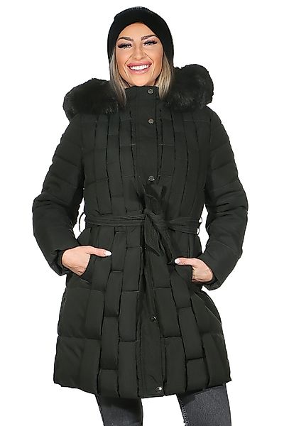 Aurela Damenmode Steppmantel Damen Mantel gefütterter günstig online kaufen