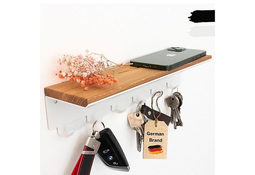 Astrein Schlüsselbrett mit Haken, Schlüsselboard, Eiche, Schlüsselhalter mi günstig online kaufen