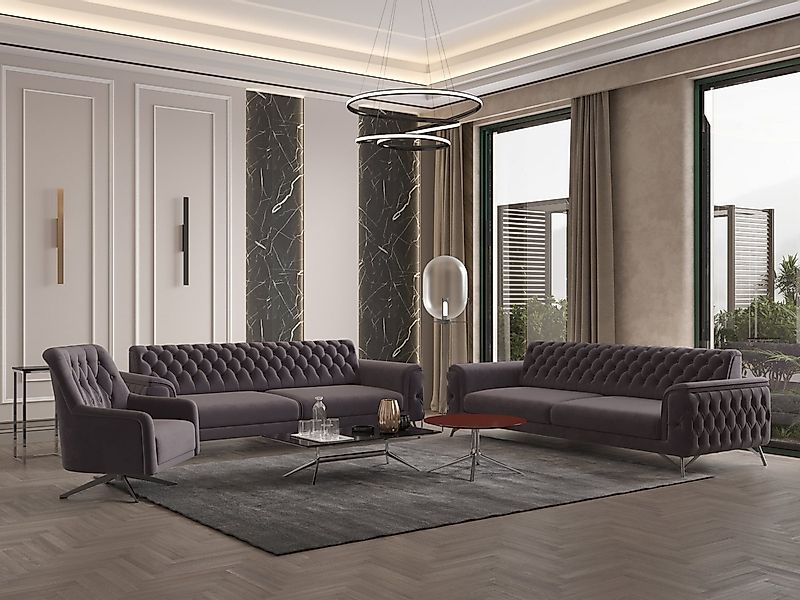 Möbeldreams Sofa Alina Living Kombi-Set Chesterfield günstig online kaufen