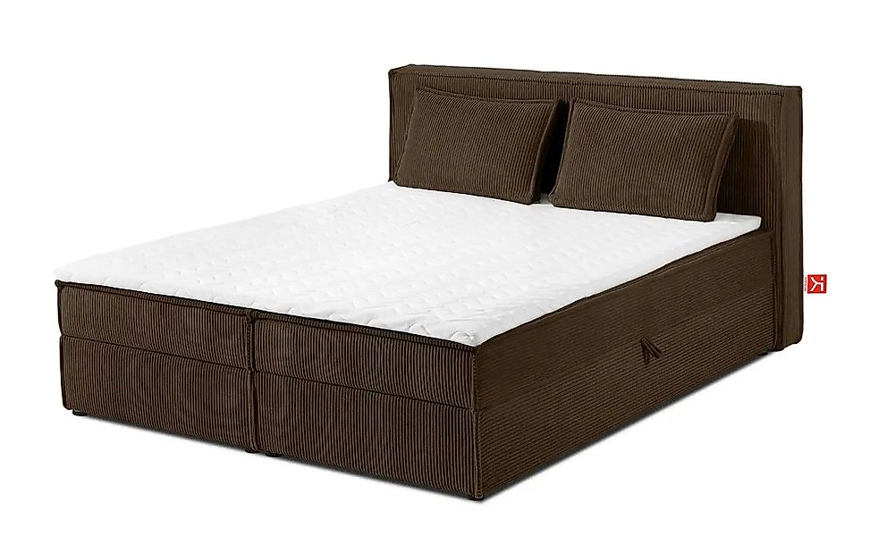 KONSIMO Boxbett   ¦ braun ¦ Maße (cm): B: 165 H: 95 Betten > Polsterbetten günstig online kaufen