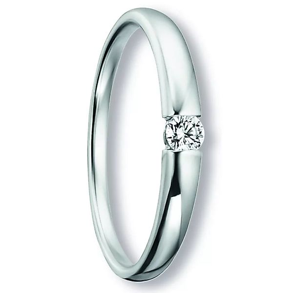 ONE ELEMENT Diamantring "0.09 ct Diamant Brillant Ring aus 585 Weißgold", D günstig online kaufen