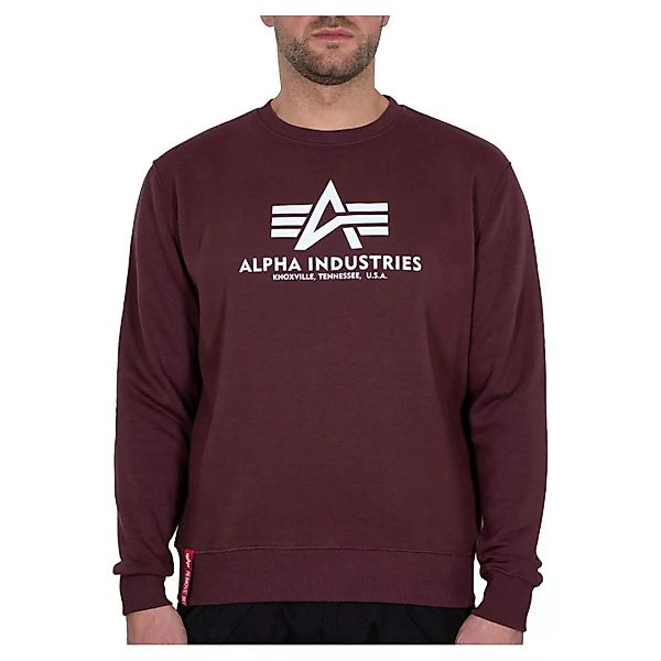 Alpha Industries Basic Sweatshirt 4XL Deep Maroon günstig online kaufen