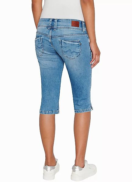 Pepe Jeans Damen Bermuda Short SLIM CROP LW - Slim Fit - Blau - Light Blue günstig online kaufen