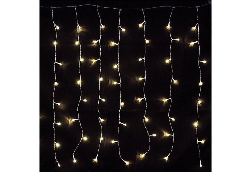 Mojawo Lichtervorhang 160er LED-Lichtervorhang Innen und Außen warmweiß günstig online kaufen