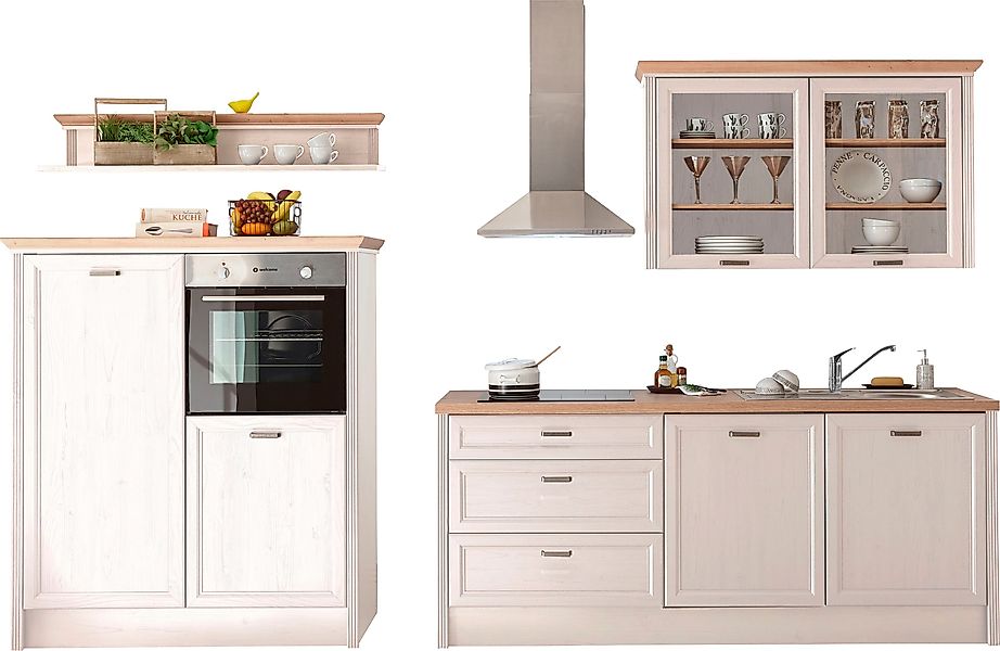 KOCHSTATION Küche Jasmin, 344 cm,breit, wahlweise günstig online kaufen