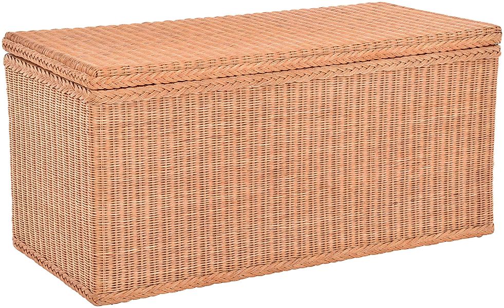 Krines Home Wäschetruhe Rattantruhe Groß Deckel günstig online kaufen