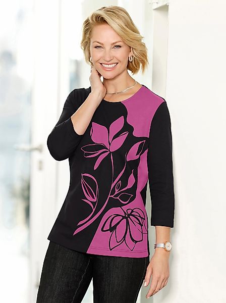 Classic Basics 3/4-Arm-Shirt "Rundhals-Shirt", (1 tlg.) günstig online kaufen