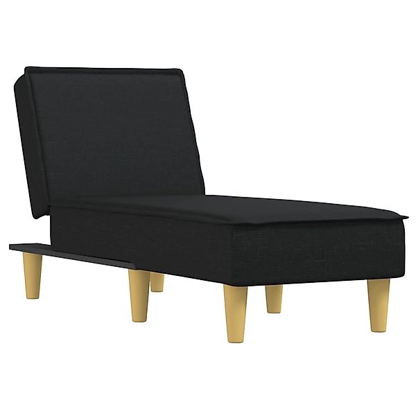 vidaXL Chaiselongue Schwarz Stoff Modell 8 günstig online kaufen