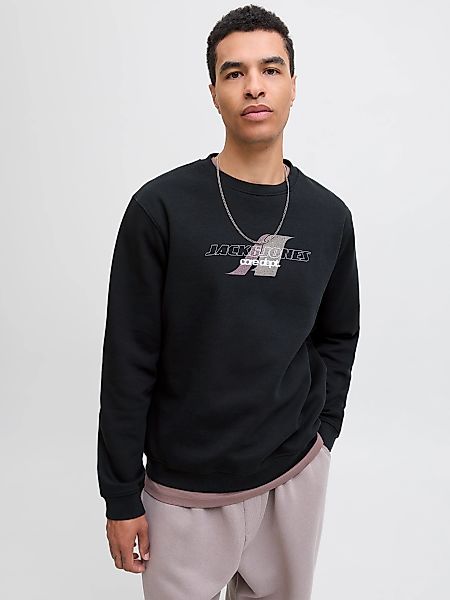 Jack & Jones Sweatshirt "JCOTIER PRINT SWEAT CREW NECK" günstig online kaufen