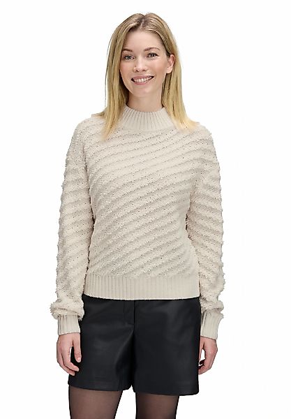 Betty&Co Strickpullover "Damen Strickpullover mit Struktur", 1 Stk. günstig online kaufen