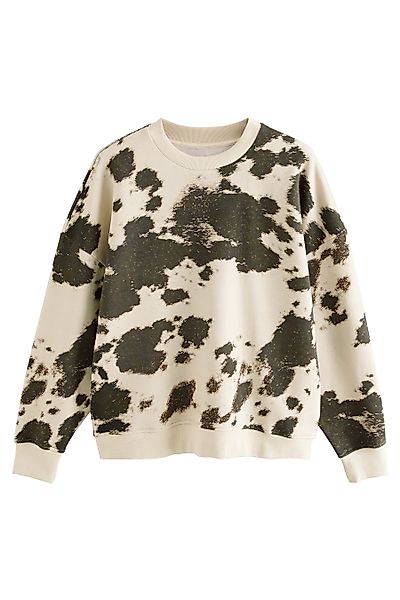 Next Sweater Sweatshirt mit durchgehendem Print günstig online kaufen