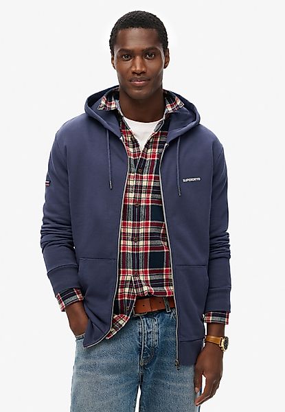 Superdry Kapuzensweatjacke "PLAIN ZIP HOOD" günstig online kaufen