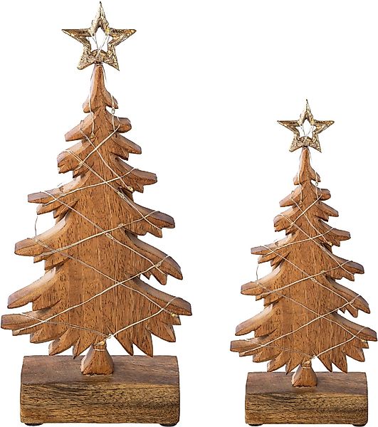 Creativ deco Dekofigur LUMEN, Deko-Objekt Tannenbaum günstig online kaufen