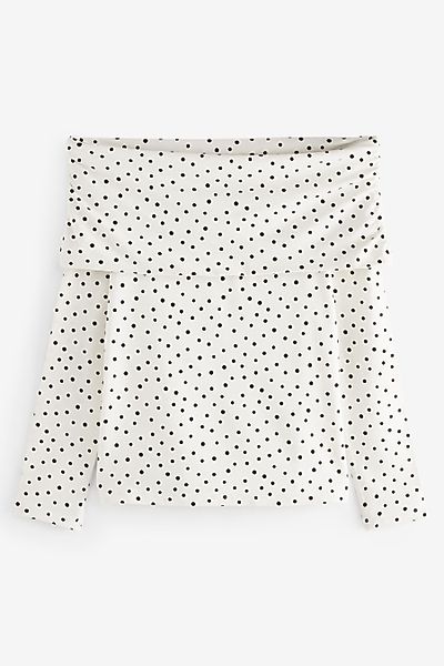 Next Langarmshirt Langärmeliges, schulterfreies Bardot-Oberteil (1-tlg) günstig online kaufen