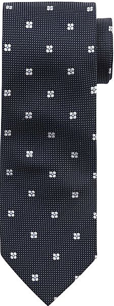 Suitable Krawatte Seide Blumen Navy - günstig online kaufen