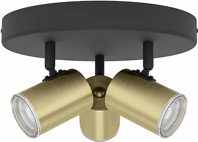 EGLO Deckenspot »CONSUMA 1 Spotlampe - Stahl - GU10 - 3X5W - IP44« GU10 1 S günstig online kaufen