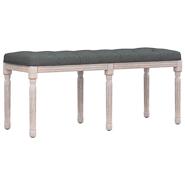 vidaXL Sitzbank Dunkelgrau 110x40x49 cm Stoff 344451 günstig online kaufen