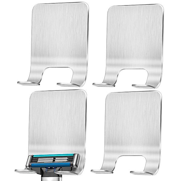 NUODWELL Wandhaken 4 Stück Rasierer Halterung Dusche Selbstklebend Haken, R günstig online kaufen