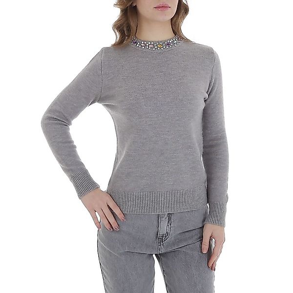 Ital-Design Strickpullover Damen Freizeit (88578848) Strass günstig online kaufen