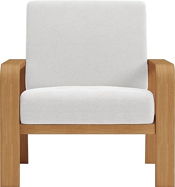 sit&more Sessel »Kolding«, Armlehnen aus eichefarbigem Buchenholz, verschie günstig online kaufen