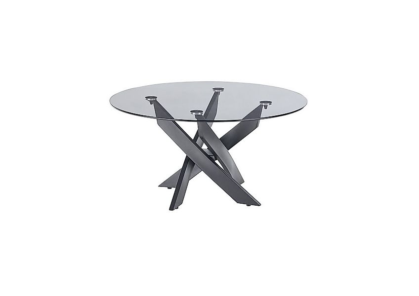 freiraum Couchtisch KOPENHAGEN, in Klarglas / schwarz - 45x80 (HxD) günstig online kaufen