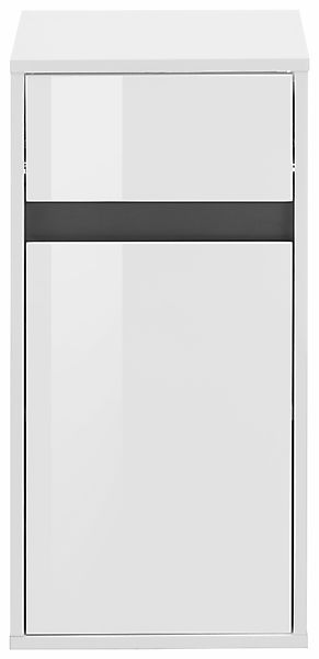 welltime Unterschrank "Siena" Griffloser Badschrank, Hochglanz mit Wechselb günstig online kaufen
