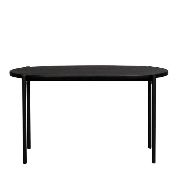 Sofatisch in Schwarz ovale Form günstig online kaufen