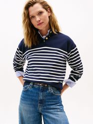 Tommy Hilfiger Strickpullover CO JERSEY GOLD günstig online kaufen