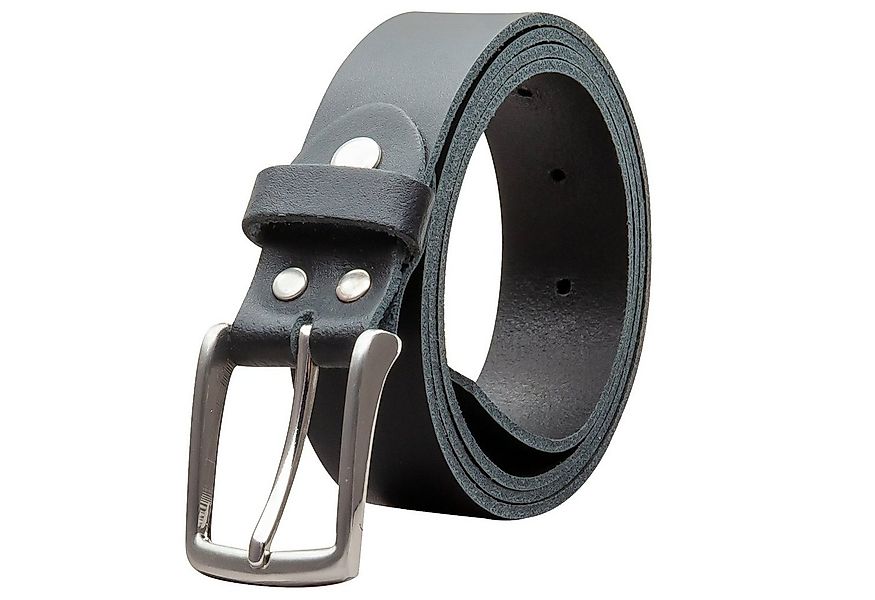 COLOGNEBELT Ledergürtel OM311-SL-Schwarz MADE IN GERMANY, Schwarz Kürzbar, günstig online kaufen