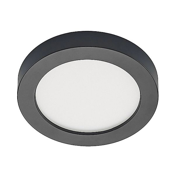 PRIOS LED Deckenleuchte Edwina 9917074 Modern in Schwarz aus Aluminium 1-fl günstig online kaufen