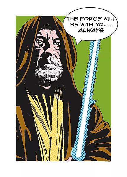 Komar Wandbild Star Wars Obi Wan 50 x 70 cm günstig online kaufen